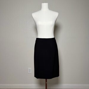 Theory Pencil Edition Black Stretch Pencil Skirt Size 2